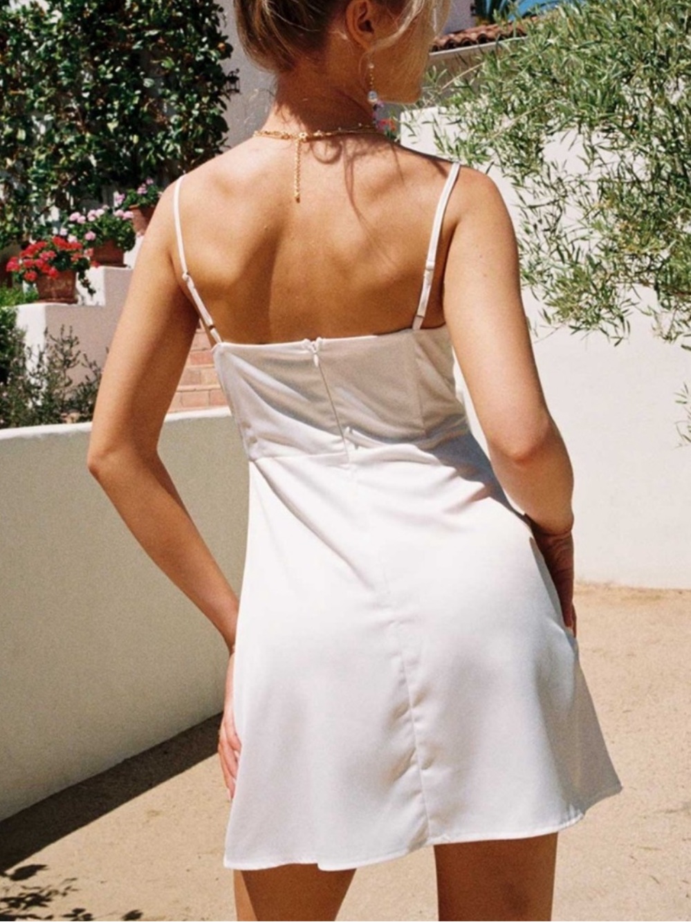 BNWT Princess Polly Della Mini Dress- White - Picture 3 of 6